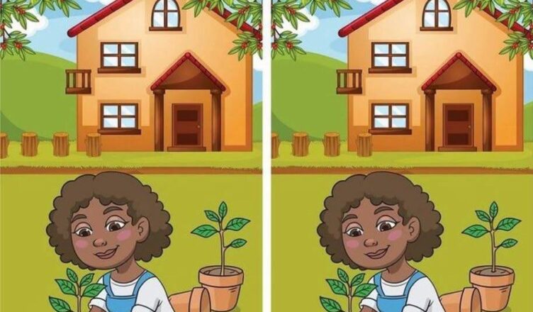 A beautiful garden scene is hiding one tiny difference. Can you find it before anyone else?Take