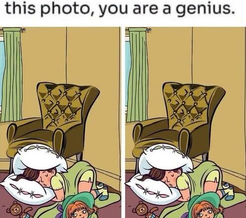 Can You Spot the One Hidden Difference? 🧸💤