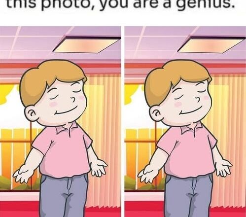 The Boy and His Room: Can You Find the Only Difference? 👀
