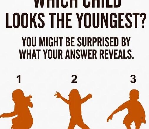 Which Child Looks the Youngest? Your First Choice May Reveal More Than You Think