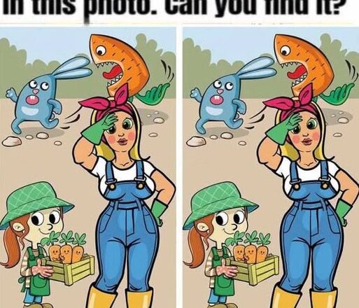 🥕 Can You Spot the ONE Difference in This Carrot Garden?