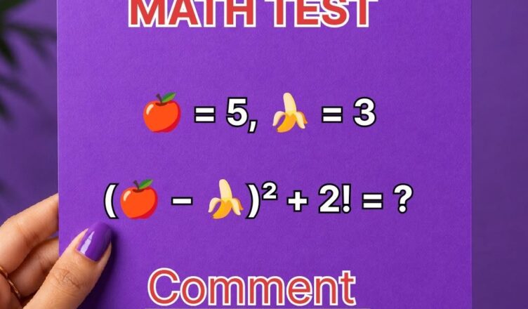 🧠 Can You Solve This Math Test?