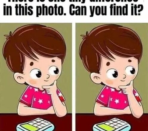 The Star-Shirt Boy: Can You Find the One Difference? ⭐🔍