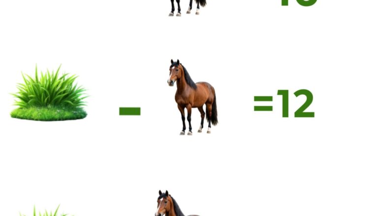 Can You Solve This Grass & Horse Puzzle?