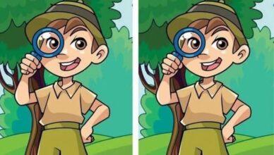 Spot 1 Difference: Boy and Magnifying Glass! 🔍🌿