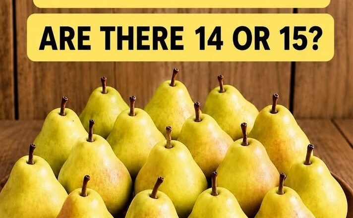 ATTENTION TEST! CAN YOU COUNT ALL THE PEARS?
