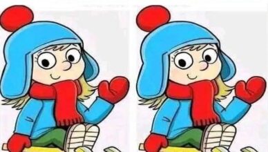 🛷 Sledding: Can You Spot the ONE Difference?