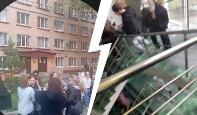 Students from at least nine universities in Moscow have been evacuated.