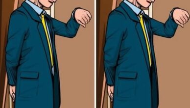 Spot 1 Difference: The Man with the Wristwatch!