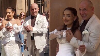 Who were the couple’s best man and maid of honor? Details in the first comment.