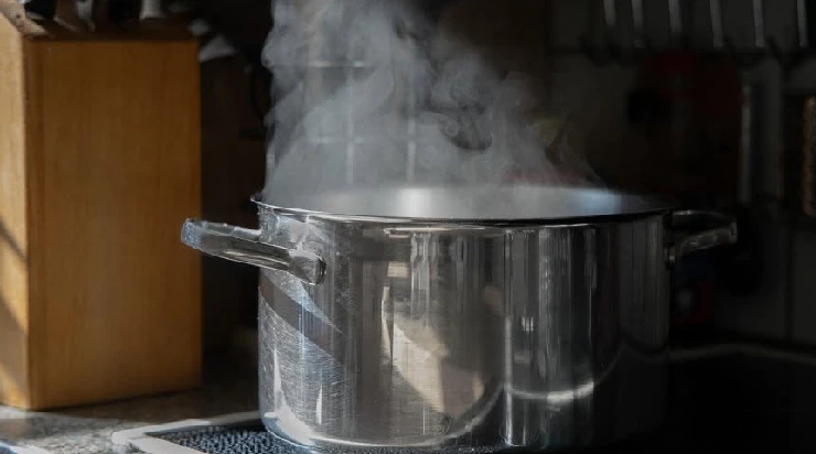 In Lori Province, a pot of food spilled onto a 2.5-year-old child.