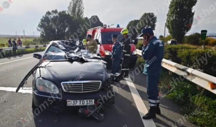 Tragic accident in Sevan: Driver died at the scene.