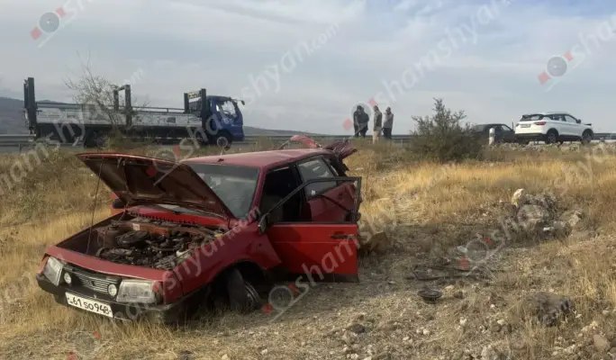 Tragic car accident on the Yerevan-Gyumri highway