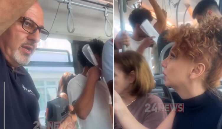 Tense situation: Dispute on the bus. “You’re taking me for a fool—I’m going to sue.”