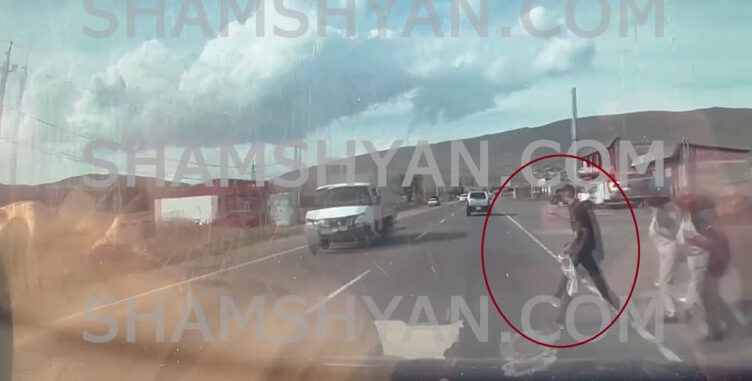 In Tsovagyugh, a 60-year-old driver struck a 35-year-old pedestrian with a BYD vehicle; the pedestrian was taken to the hospital.