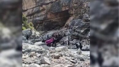 A bus plunged into a ravine overnight; there are 40 fatalities.